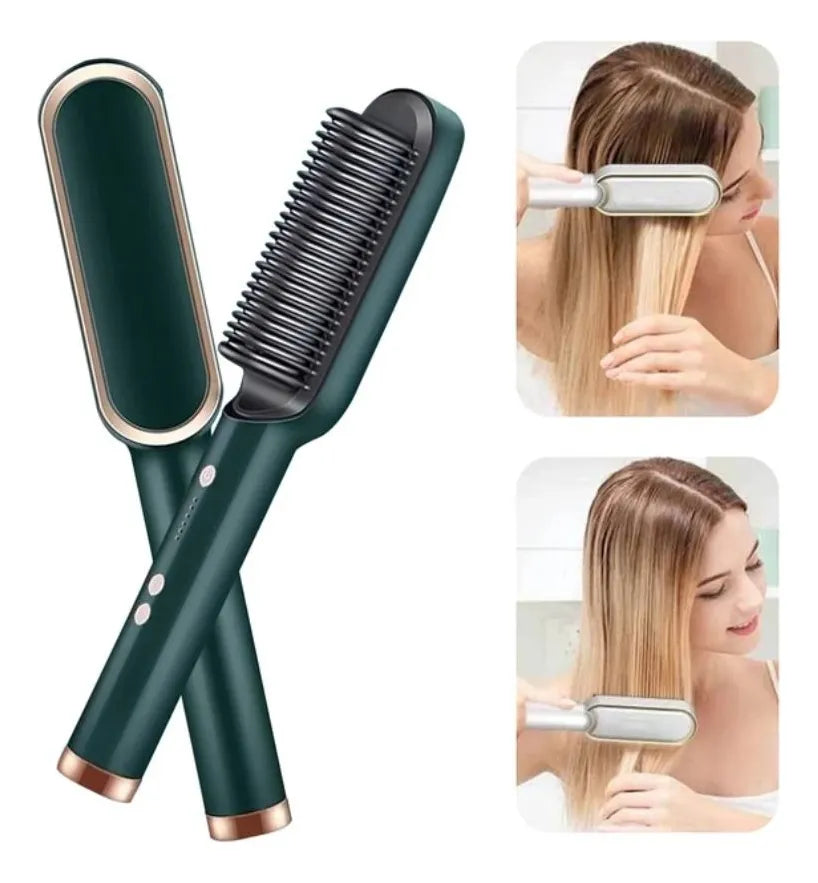 Cepillo Alisador 2 En 1